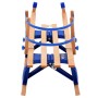 Trineo de nieve plegable respaldo de madera 119 cm de vidaXL, Trineos - Ref: Foro24-91458, Precio: 113,73 €, Descuento: %