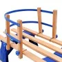 Trineo de nieve plegable respaldo de madera 119 cm de vidaXL, Trineos - Ref: Foro24-91458, Precio: 112,11 €, Descuento: %