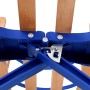 Trineo de nieve plegable respaldo de madera 119 cm de vidaXL, Trineos - Ref: Foro24-91458, Precio: 113,73 €, Descuento: %