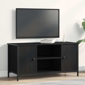 Gabinete de TV Roble negro 100 x 40 x 50 cm en Muebles TV | Comprar online en Foru.es