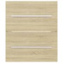 Mueble con lavabo madera de ingeniería roble Sonoma de vidaXL, Tocadores de baño - Ref: Foro24-3099035, Precio: 121,01 €, Des...