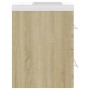 Mueble con lavabo madera de ingeniería roble Sonoma de vidaXL, Tocadores de baño - Ref: Foro24-3099035, Precio: 121,01 €, Des...