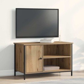 Mueble de TV Roble artisan 80 x 40 x 50 cm Madera de ingeniería en Muebles TV | Comprar online en Foru.es