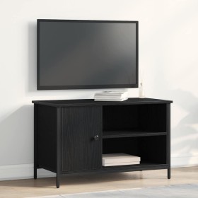 Mueble de TV Roble negro 80 x 40 x 50 cm Madera de ingeniería en Muebles TV | Comprar online en Foru.es