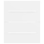 Mueble con lavabo madera contrachapada blanco brillante de vidaXL, Tocadores de baño - Ref: Foro24-3099032, Precio: 124,68 €,...