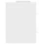 Mueble con lavabo madera contrachapada blanco brillante de vidaXL, Tocadores de baño - Ref: Foro24-3099032, Precio: 128,71 €,...