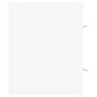 Mueble con lavabo madera contrachapada blanco brillante de vidaXL, Tocadores de baño - Ref: Foro24-3099032, Precio: 124,68 €,...