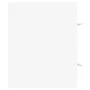 Mueble con lavabo madera contrachapada blanco brillante de vidaXL, Tocadores de baño - Ref: Foro24-3099032, Precio: 128,71 €,...