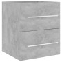 Mueble con lavabo madera de ingeniería gris hormigón de vidaXL, Tocadores de baño - Ref: Foro24-3099036, Precio: 121,01 €, De...