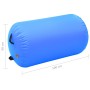 Rollo hinchable de gimnasia con bomba PVC azul 100x60 cm de vidaXL, Yoga y pilates - Ref: Foro24-92714, Precio: 54,58 €, Desc...