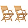 Sillas de jardín plegables 2 uds madera maciza teca 55x62x90 cm de vidaXL, Sillas de jardín - Ref: Foro24-362762, Precio: 146...