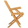 Sillas de jardín plegables 2 uds madera maciza teca 55x62x90 cm de vidaXL, Sillas de jardín - Ref: Foro24-362762, Precio: 146...