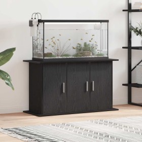 Soporte para acuario de madera de ingeniería de roble negro 101x41x58 cm en Soportes para acuarios | Comprar online en Foru.es