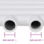 Radiador toallero de baño recto 500 x 764 mm de vidaXL, Radiadores - Ref: Foro24-140841, Precio: 83,48 €, Descuento: %
