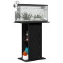 Soporte para acuario de madera de roble negro 60,5x36x72,5 cm en Soportes para acuarios | Comprar online en Foru.es