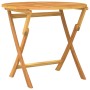 Mesa de jardín plegable madera de teca maciza 85x76 cm de vidaXL, Mesas de jardín - Ref: Foro24-44689, Precio: 143,92 €, Desc...