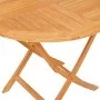 Mesa de jardín plegable madera de teca maciza 85x76 cm de vidaXL, Mesas de jardín - Ref: Foro24-44689, Precio: 141,76 €, Desc...