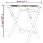 Mesa de jardín plegable madera de teca maciza 85x76 cm de vidaXL, Mesas de jardín - Ref: Foro24-44689, Precio: 141,76 €, Desc...