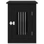 Mueble para jaula de perro de roble negro, 45 x 62 x 59 cm, madera de ingeniería en Casetas para perros | Comprar online en Foru