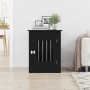Mueble para jaula de perro de roble negro, 55 x 80 x 68 cm, madera de ingeniería en Casetas para perros | Comprar online en Foru