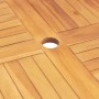 Mesa de jardín plegable madera de teca maciza 85x85x76 cm de vidaXL, Mesas de jardín - Ref: Foro24-47419, Precio: 118,74 €, D...