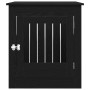 Mueble para jaula de perro roble negro 64,5x80x71 cm madera de ingeniería en Casetas para perros | Comprar online en Foru.es