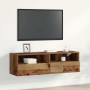 Mueble de TV Montado en la Pared Madera vieja 100 x 30 x 30 cm en Muebles TV | Comprar online en Foru.es