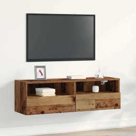 Mueble de TV Montado en la Pared Madera vieja 100 x 30 x 30 cm en Muebles TV | Comprar online en Foru.es