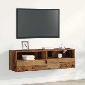 Mueble de TV Montado en la Pared Madera vieja 100 x 30 x 30 cm en Muebles TV | Comprar online en Foru.es