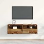 Mueble de TV Montado en la Pared Madera vieja 100 x 30 x 30 cm en Muebles TV | Comprar online en Foru.es