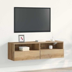 Mueble de TV Montado en la Pared Roble artisan 100 x 30 x 30 cm en Muebles TV | Comprar online en Foru.es