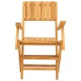 Sillas de jardín plegables 2 uds madera maciza teca 55x61x90 cm de vidaXL, Sillas de jardín - Ref: Foro24-362760, Precio: 155...