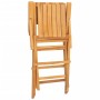 Sillas de jardín plegables 2 uds madera maciza teca 55x61x90 cm de vidaXL, Sillas de jardín - Ref: Foro24-362760, Precio: 155...
