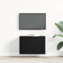 Mueble de TV roble negro 60x30x41 cm madera de ingeniería en Armarios y almacenamiento | Comprar online en Foru.es