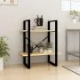 Estantería de 2 niveles madera maciza de pino 60x30x70 cm de vidaXL, Librerías y estanterías - Ref: Foro24-806432, Precio: 34...