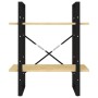 Estantería de 2 niveles madera maciza de pino 60x30x70 cm de vidaXL, Librerías y estanterías - Ref: Foro24-806432, Precio: 34...