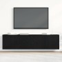Muebles de TV 2 piezas roble negro 160x30x41 cm madera de ingeniería en Armarios y almacenamiento | Comprar online en Foru.es