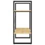 Estantería de 2 niveles madera maciza de pino 60x30x70 cm de vidaXL, Librerías y estanterías - Ref: Foro24-806432, Precio: 34...