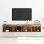 Conjunto de mueble de TV 2 pcs Madera vieja 80 x 30 x 30 cm en Muebles TV | Comprar online en Foru.es