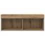 Conjunto de mueble de TV Roble artisan 80 x 30 x 30 cm en Muebles TV | Comprar online en Foru.es