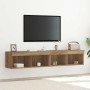 Conjunto de mueble de TV 2 pcs Roble artesanal 80 x 30 x 30 cm en Muebles TV | Comprar online en Foru.es