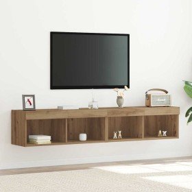 Conjunto de mueble de TV 2 pcs Roble artesanal 80 x 30 x 30 cm en Muebles TV | Comprar online en Foru.es