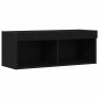 Conjunto de mueble de TV Roble Negro 80 x 30 x 30 cm en Muebles TV | Comprar online en Foru.es