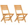 Sillas de jardín plegables 2 uds madera maciza teca 47x62x90cm de vidaXL, Sillas de jardín - Ref: Foro24-362761, Precio: 156,...