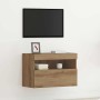 Mueble de TV Montado en la Pared Roble artisan 60 x 30 x 40 cm en Muebles TV | Comprar online en Foru.es