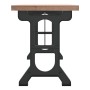 Mesa de comedor madera maciza de abeto y hierro 110x65x82 cm de vidaXL, Mesas de cocina y de comedor - Ref: Foro24-340769, Pr...