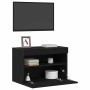 Mueble de TV Montado en la Pared Roble negro 60 x 30 x 40 cm en Muebles TV | Comprar online en Foru.es