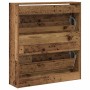 Armario Zapatero con estante Madera vieja 80 x 21 x 87,5 cm en Zapateros y organizadores de calzado | Comprar online en Foru.es