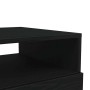 Mesa de centro con luces LED roble negro 50x49x40 cm en Mesas de centro | Comprar online en Foru.es