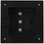 Lámparas solares cuadradas de exterior negras 12 uds LED 12 cm de vidaXL, Iluminación de exterior - Ref: Foro24-277136, Preci...